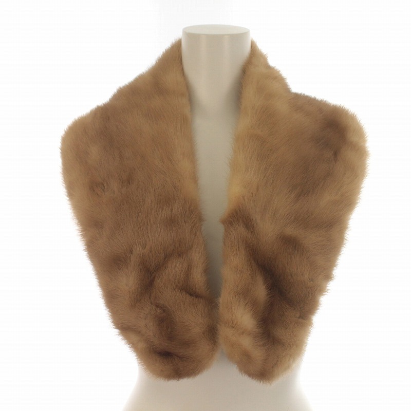  tippet muffler fur mink fur tea Brown /IR #GY18 lady's 