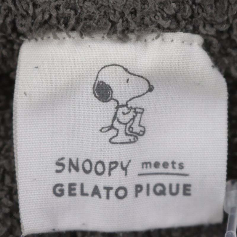 ジェラートピケオム GELATO PIQUE HOMME 【PEANUTS】 ジャガードロングパンツ テーパード イージー ルームウェア M グレー メンズ_画像3