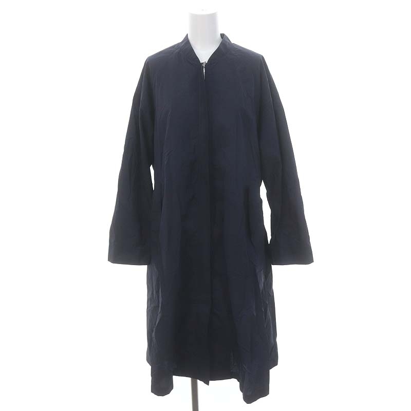  Stunning Lure STUNNING LURE nylon long coat blouson S navy blue navy /YQ #OS #SH lady's 