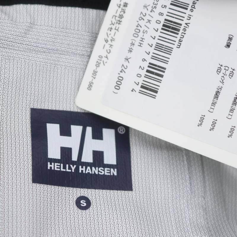未使用品 ヘリーハンセン HELLY HANSEN Brisk Light Jacket ナイロンジャケット パーカー ジップアップ S 黒 ブラック オレンジ HH12354 /D_画像3