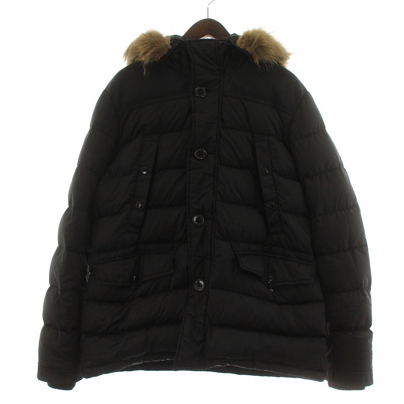 モンクレール MONCLER シャラント CHARENTE charente giubbotto ダウンジャケット フォックスファー 3 L 黒 120914160720