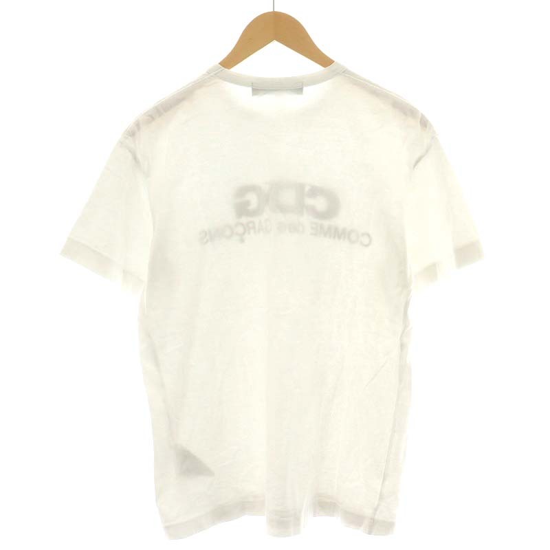コムデギャルソン COMME des GARCONS 12SS AD2015 GOOD DESIGN SHOP Tシャツ カットソー 半袖 ロゴ XL 白_画像2
