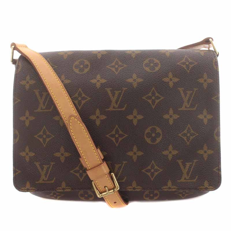 ルイヴィトン LOUIS VUITTON モノグラム ミュゼット タンゴ ショート ショルダーバッグ 茶 ブラウン M51257 /YI21 ■OH レディース_画像1