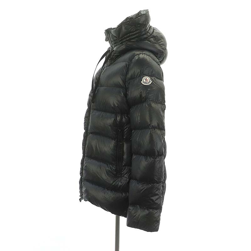 モンクレール MONCLER SERINDE セリンデ ダウンジャケット アウター フード ジップアップ ナイロン 国内正規 2 黒 レディース_画像5