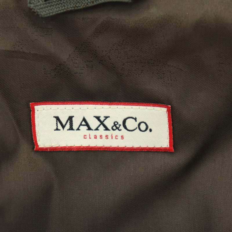 マックス&コー MAX&CO. ジャケット テーラード アウター チェック ウール カシミヤ 36 グレー 黒 紫 /NR ■OS レディース_画像3