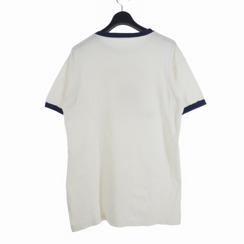 チャンピオン CHAMPION 50S ヴィンテージ 小文字ランタグ リンガー ARIZONA アリゾナ Tシャツ 半袖 プリントロゴ L ホワイト 白 メンズ_画像2