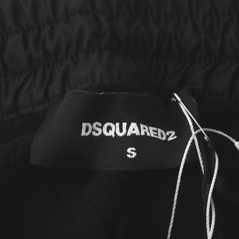 未使用品 ディースクエアード DSQUARED2 ICON スウェットパンツ ジョガーパンツ ロゴ S 黒 ブラック S79KA0020_画像3