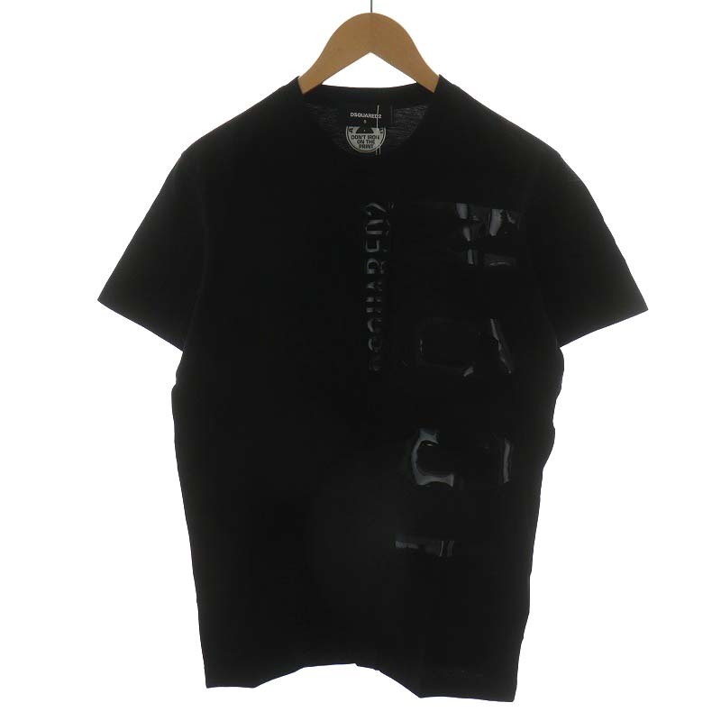 未使用品 ディースクエアード DSQUARED2 Icon Cool Tee Tシャツ カットソー 半袖 ロゴ コットン S 黒 ブラック_画像1