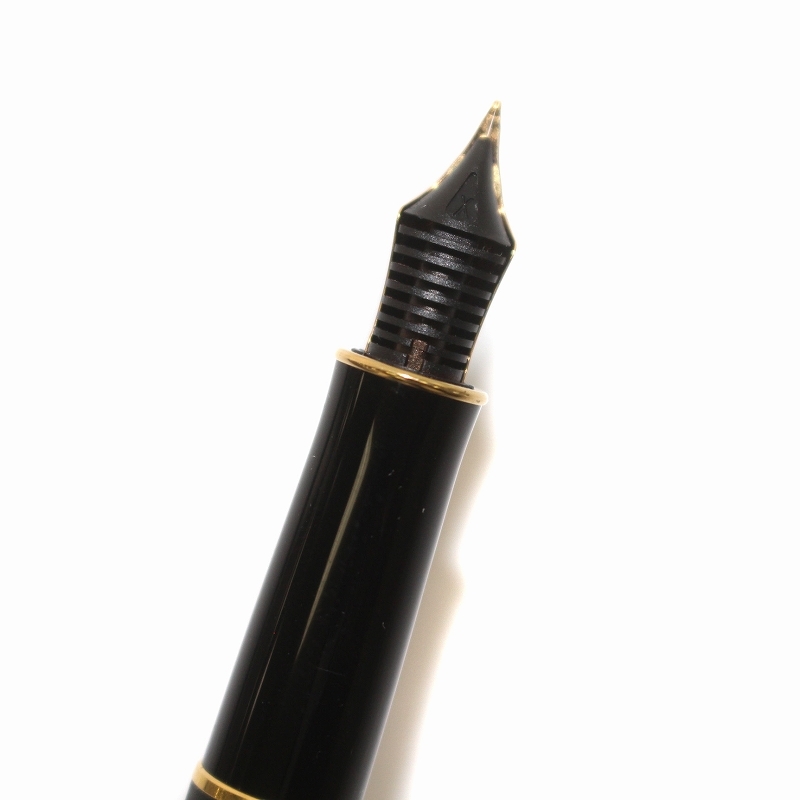 パーカー parker 万年筆 筆記用具 インク付 黒 ブラック ゴールドカラー 金色 /IR ■GY18 その他_画像3