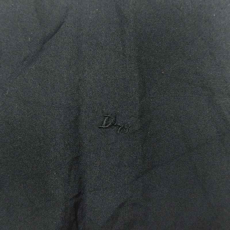 美品 ディーゼル DIESEL ブロード シャツ カットソー トップス コットン 半袖 D78 刺繍 サイズM 黒 ブラック メンズ/9_画像4