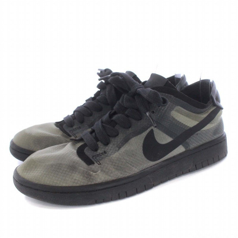 NIKE COMME DES GARCONS WMNS DUNK LOW BLACK/BLACK-CLEAR ダンク ロー ブラック/クリアブラック スニーカー US9.5 26.5cm CZ2675-002_画像2