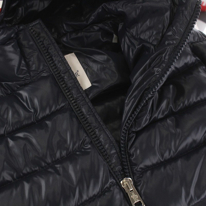 未使用品 モンクレール MONCLER 21AW ALBERIC GIUBBOTTO ダウンジャケット フード付き 14A 164cm 紺 マルチカラー G29541A58520 68950_画像7