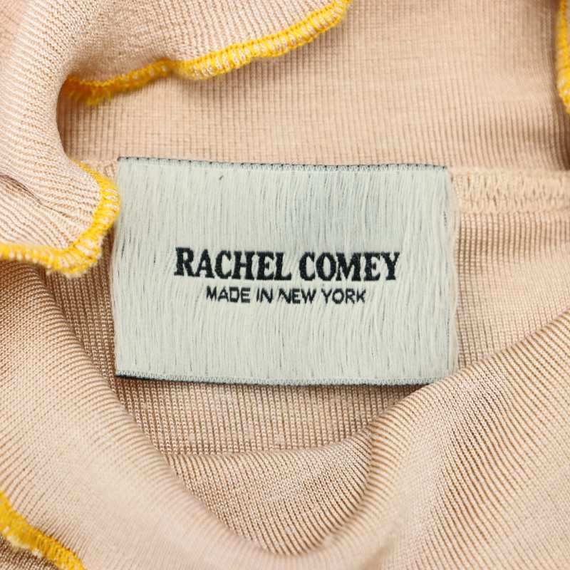  Ray che ruko-mi-Rachel Comey high‐necked me low cut and sewn long sleeve pull over XS pink /DF #OS lady's 