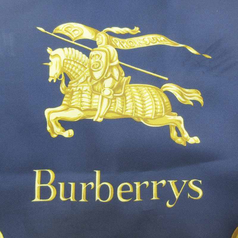 極美品 バーバリーズ Burberrys ヴィンテージ スカーフ柄 ベスト ジレ ロゴ 懐中時計モチーフ トップス Vintage オールド 9 ◎ME2_画像4