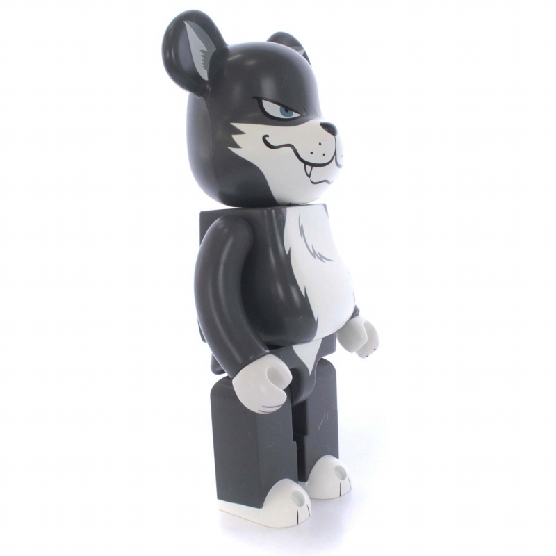 メディコムトイ MEDICOM TOY fragment design BE@RBRICK 400% WORLD WIDE TOUR 2 Wolf x Rabbit フィギュア グレー ホワイト 白 /KH メンズ_画像5