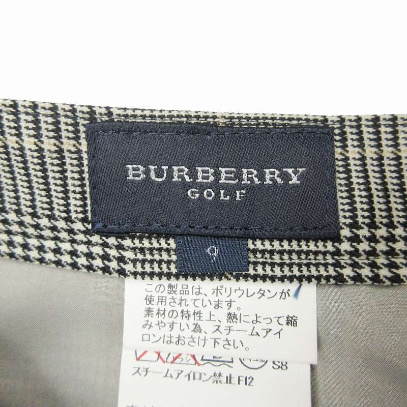  прекрасный товар Burberry Golf BURBERRY GOLF Glenn проверка юбка-брюки шорты низ шорты LAP дизайн наматывать 9 *ME2
