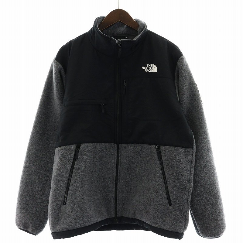 ザノースフェイス THE NORTH FACE 20AW デナリジャケット フリース ロゴ L ミックスグレー NA72051 /AQ ■GY18 メンズ_画像1