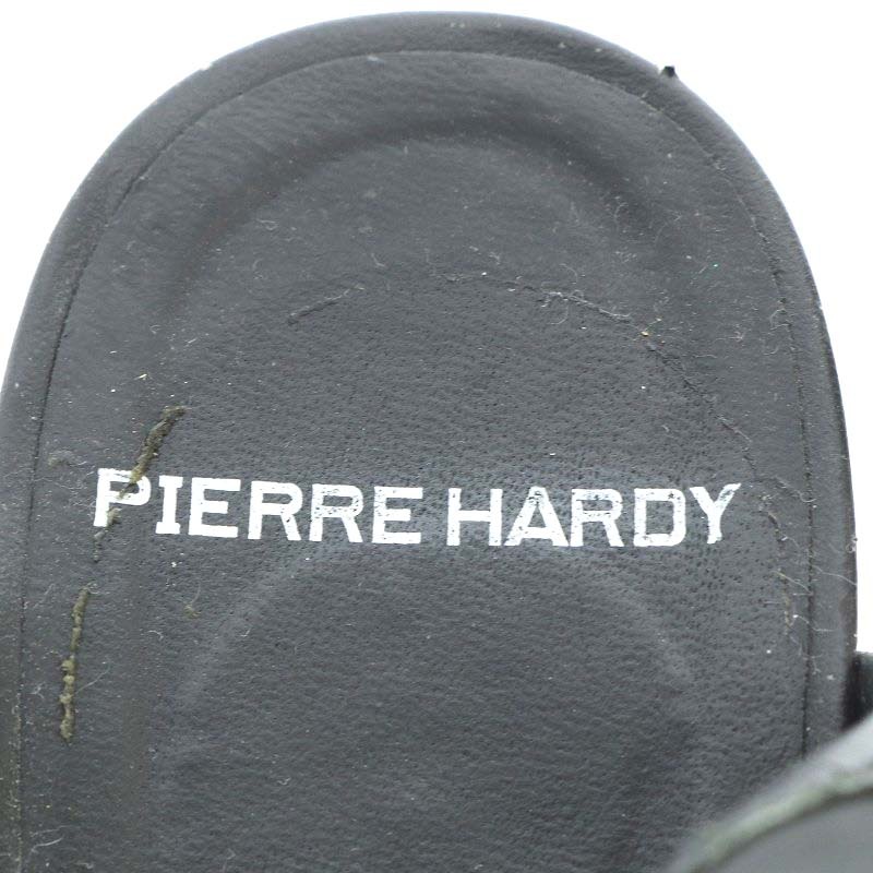 ピエールアルディ PIERRE HARDY サンダル プラットフォーム 厚底 ラップストラップ 37 23.5cm 黒 ブラック /YO4 レディース_画像5