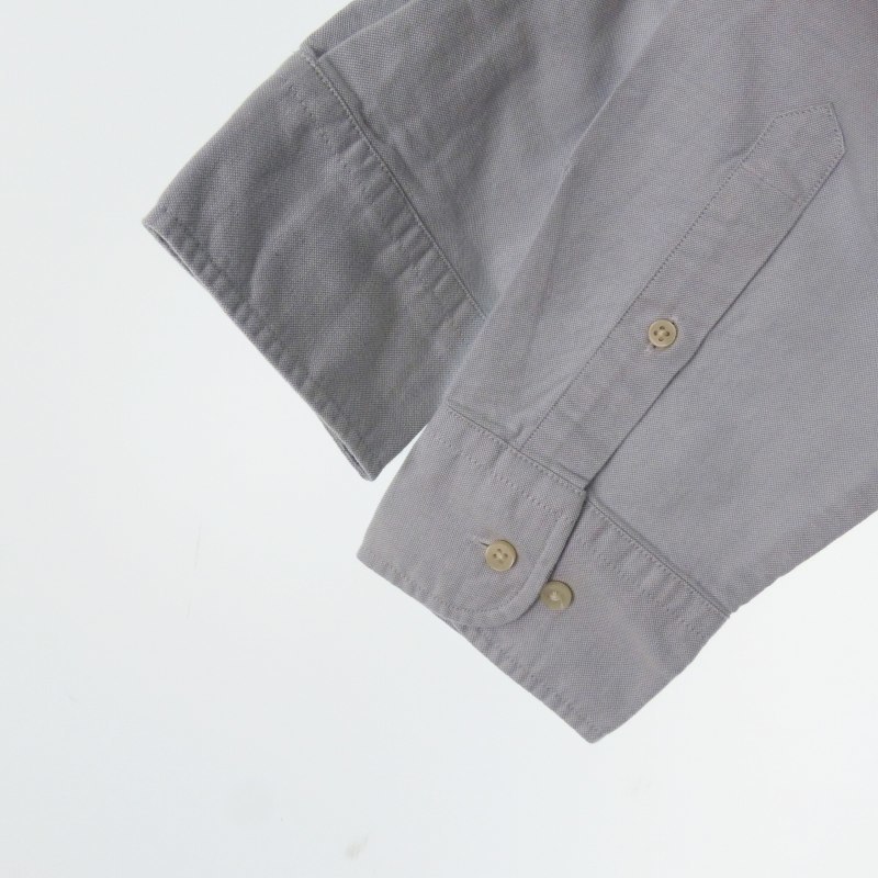 ザラ ZARA ボタンダウンカラー シャツ グレー 灰色 40 Mサイズ メンズ_画像6
