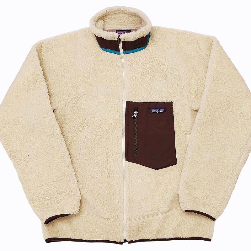 パタゴニア Patagonia Classic Retro X Jacket クラシックレトロX ボアフリースジャケット アウトドア 23055 アイボリー M 0218 メンズ_画像1