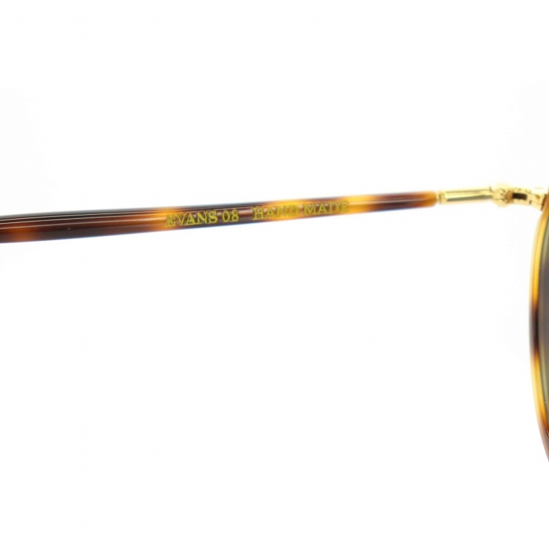 A.D.S.R. エーディーエスアール EVANS 08 サングラス 眼鏡 ウェリントン べっ甲柄 スペアレンズ付き メタルフレーム 茶 黒 レディース_画像5