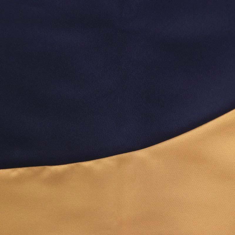 チェスティ Chesty ラップデザイン アシメフレアスカート ミモレ ロング 1 紺 ベージュ 白 /NR ■OS レディース_画像8