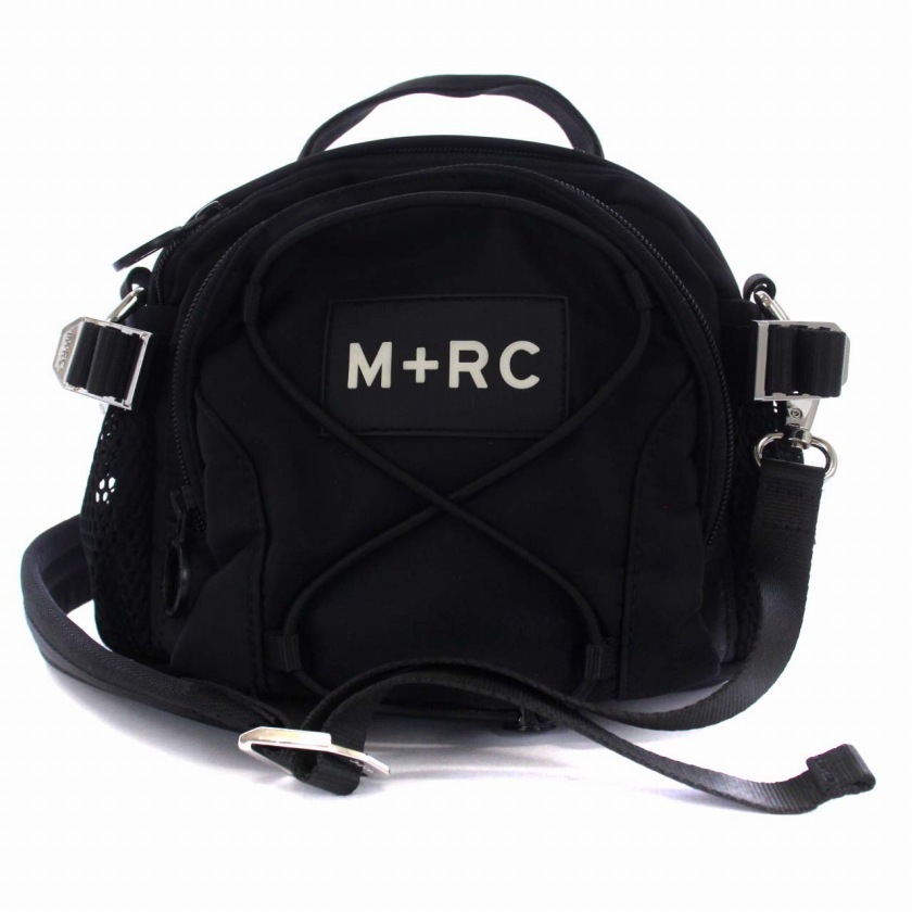マルシェノア M+RC NOIR SWITCH BAG ショルダーバッグ ロゴ ナイロン 黒 ブラック /BM メンズ