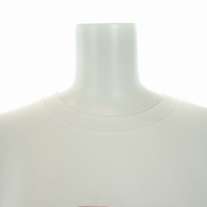 Sマックスマーラ 'S Max Mara 23SS GILBERT Tシャツ カットソー 半袖 クルーネック ロゴ プリント L 白 ホワイト /BM レディース_画像5