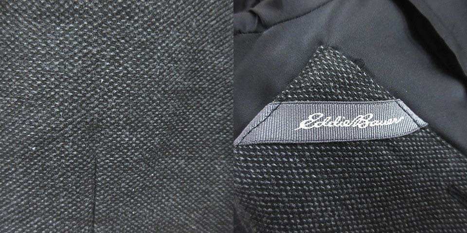 エディーバウアー EDDIE BAUER テーラードジャケット シングル 別珍 総裏地 XS 黒 ブラック /CT メンズ_画像6
