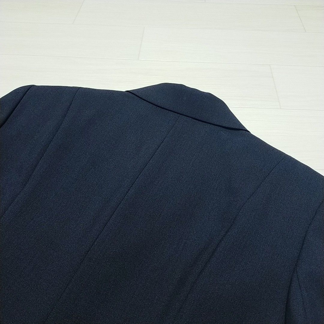 極美品　テーラードジャケット　大きいサイズ　イタリア製生地　上質　黒　XL　 ブラック
