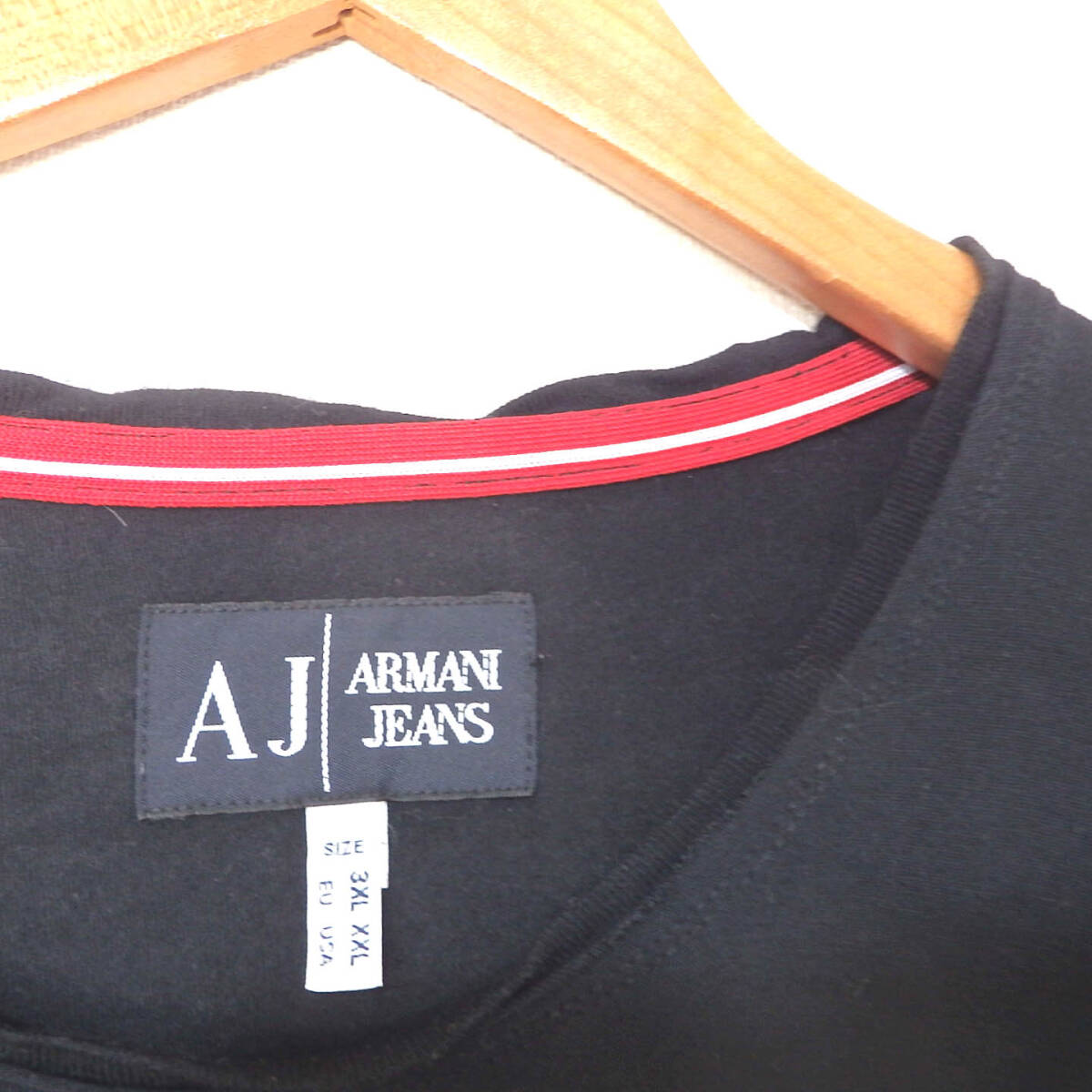 【送料無料】アルマーニジーンズTシャツ/インナーシャツ　ビスコース　XXLサイズ　ARMANI JEANS_画像3