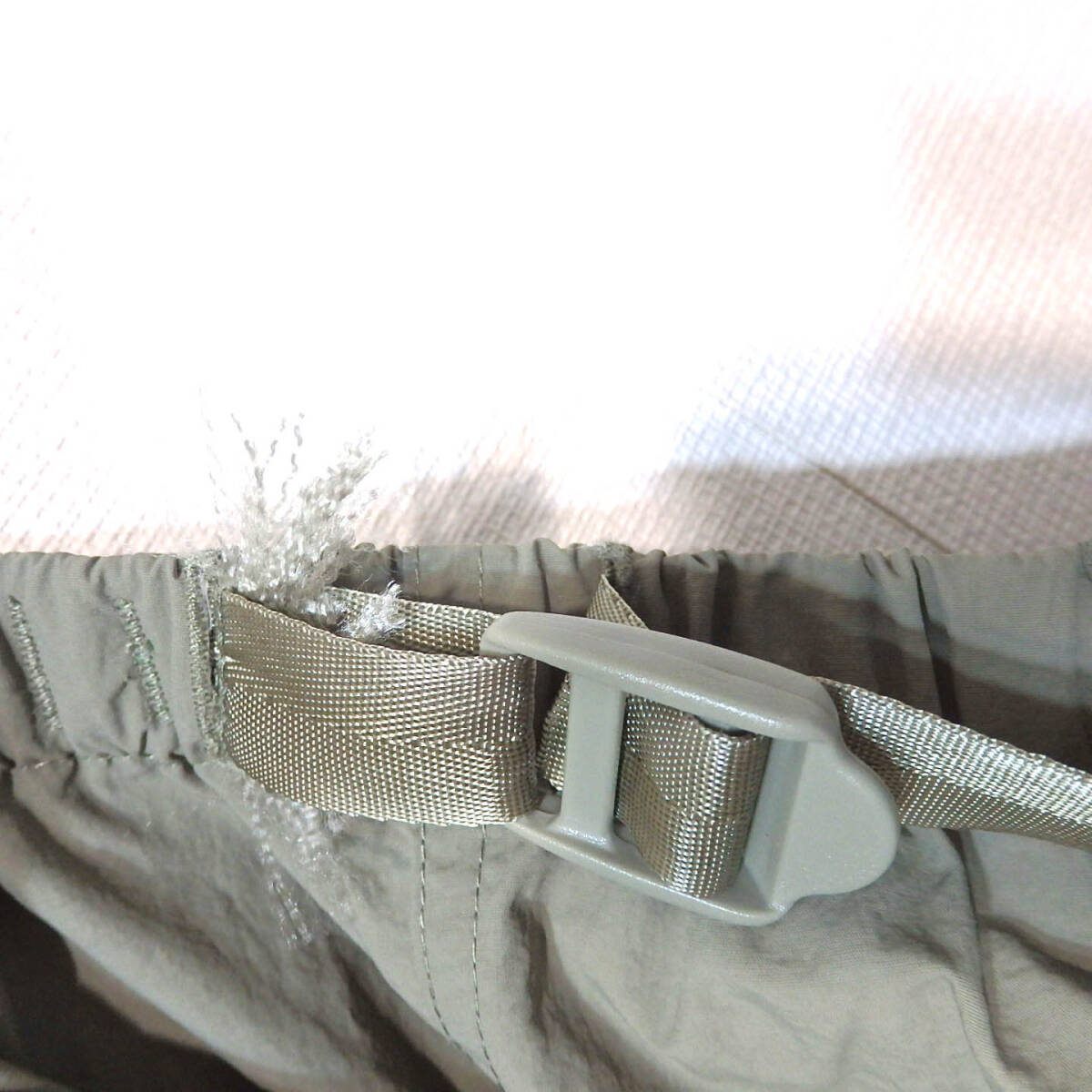 【送料無料】無印良品ロングパンツ(ナイロンワークパンツ、ストライプ柄パンツ)２本セット/メンズMサイズの画像4