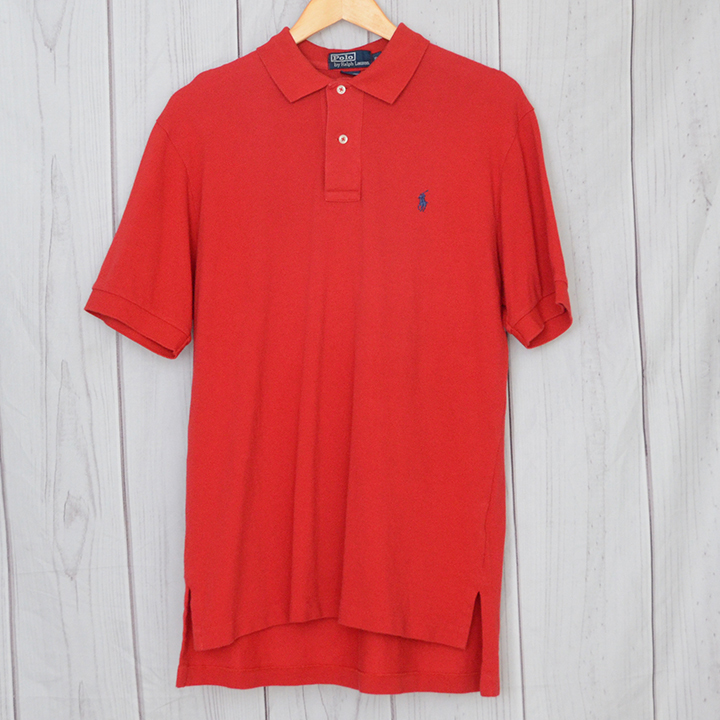 AＡ5455 ラルフローレン POLO Ralph Lauren ポロシャツ 半袖 S 肩幅47 メール便可 xq_画像2