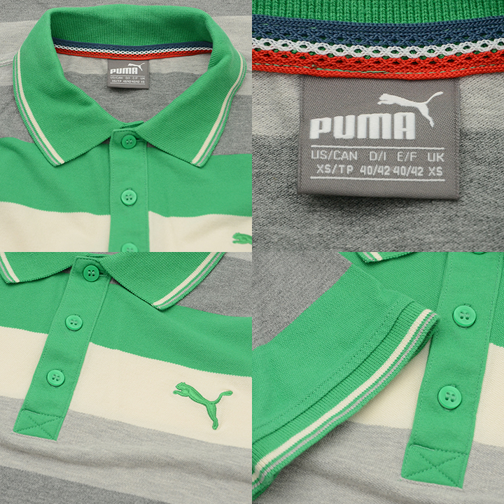 AＡ5458 プーマ PUMA ポロシャツ 半袖 XS 肩幅39 メール便可 xq_画像4