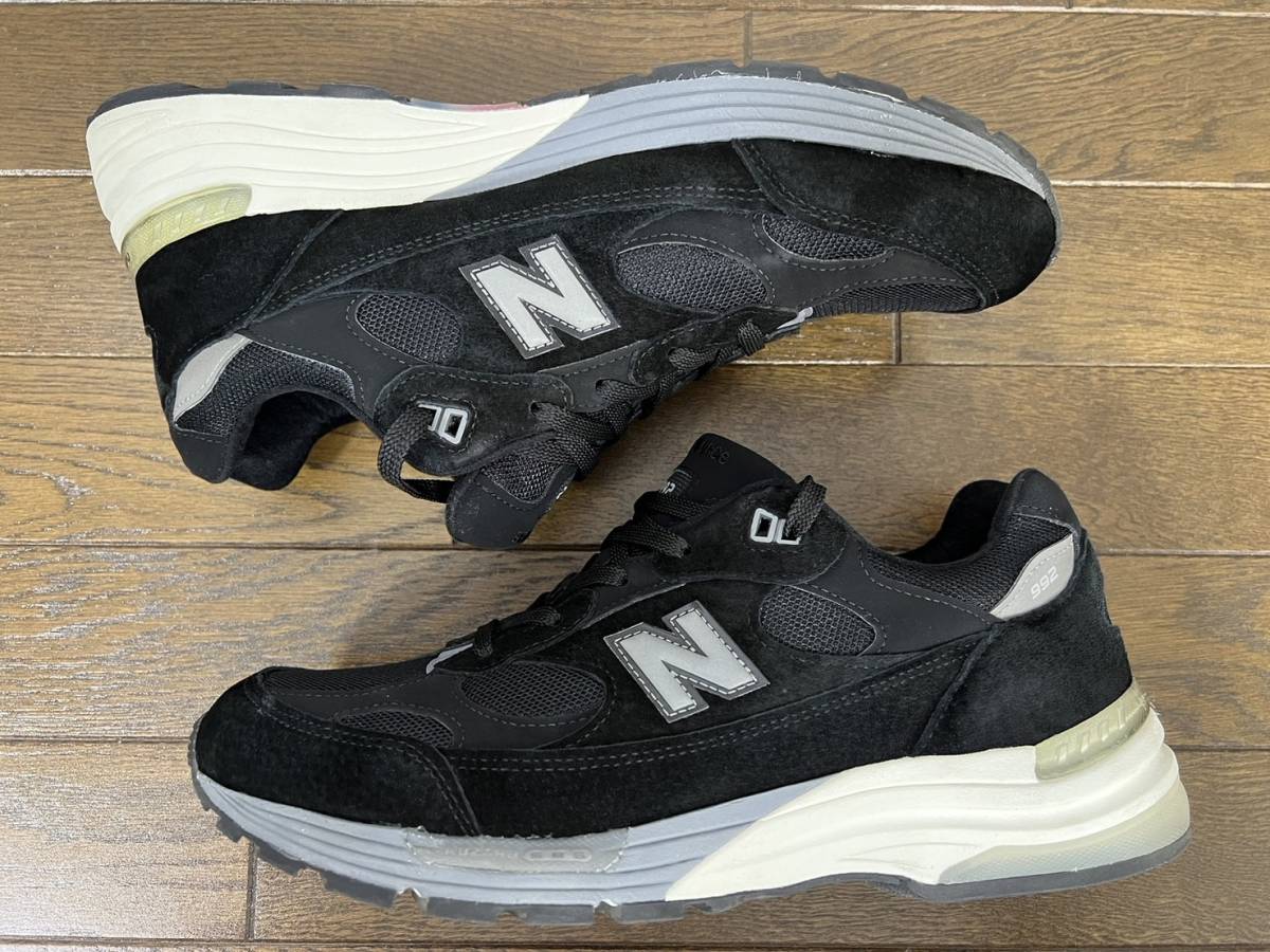 New Balance ニューバランス M992BL M992 992 ブラック 黒 30 12 MADE IN USA 30cm US12_画像3