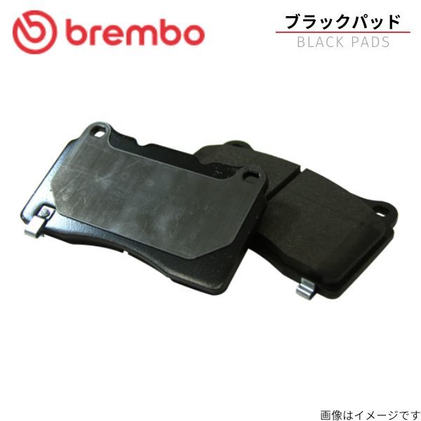 ブレンボ ブレーキパッド ブラックパッド ボクスター 987MA121 ポルシェ フロント左右セット brembo P65 014_画像1