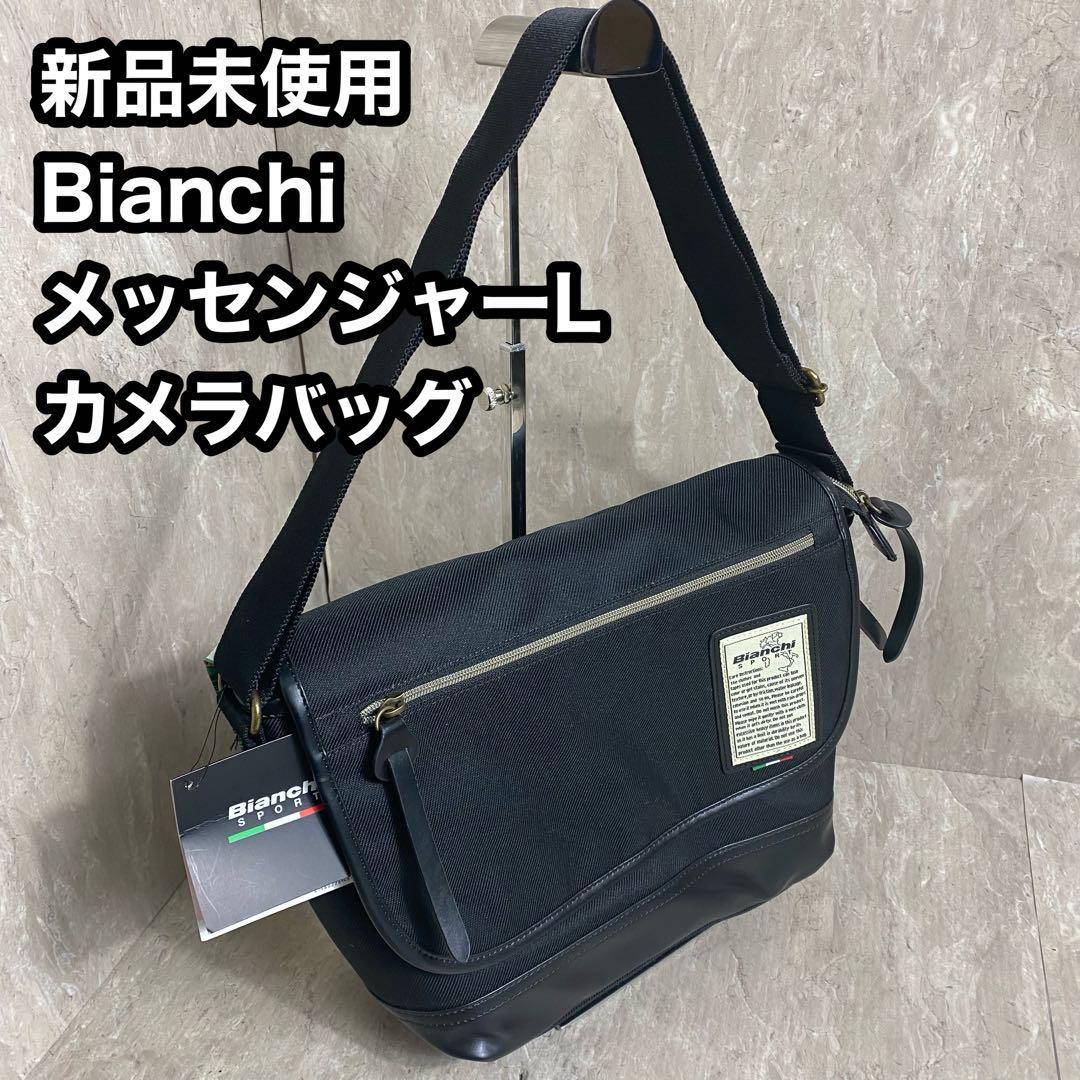 Bianchi ビアンキ EBPI-03BK メッセンジャーL カメラバッグ　ショルダーバッグ　旅行　カメラアクセサリー_画像1