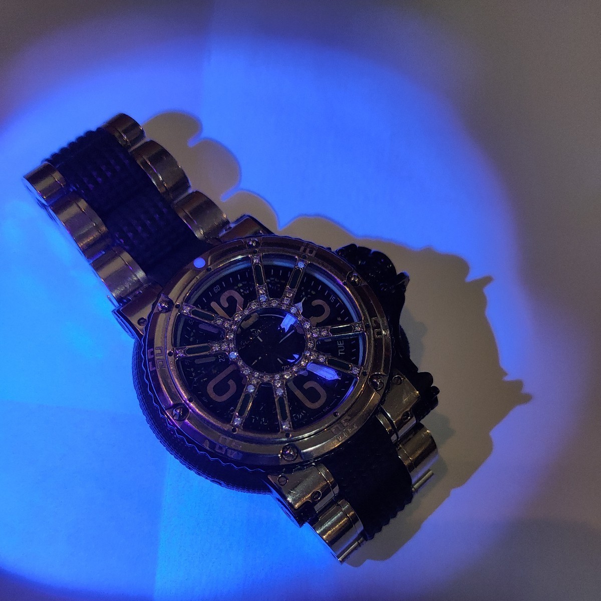 美品 人気 アクアノウティック キングクーダ サブコマンダー ダイヤベゼル 腕時計 自動巻き稼働品 AQUA NAUTIC ロック ダイブ の画像2