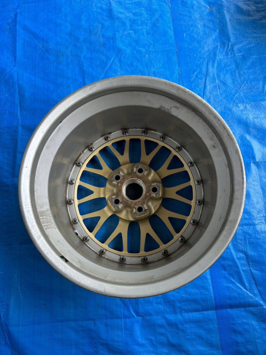 BBS 17インチ2本LM068 8J+45 2本LM069 9J+42 5H 5穴PCD114.3 中古アルミホイール4本セット希少　BBS RS _画像8