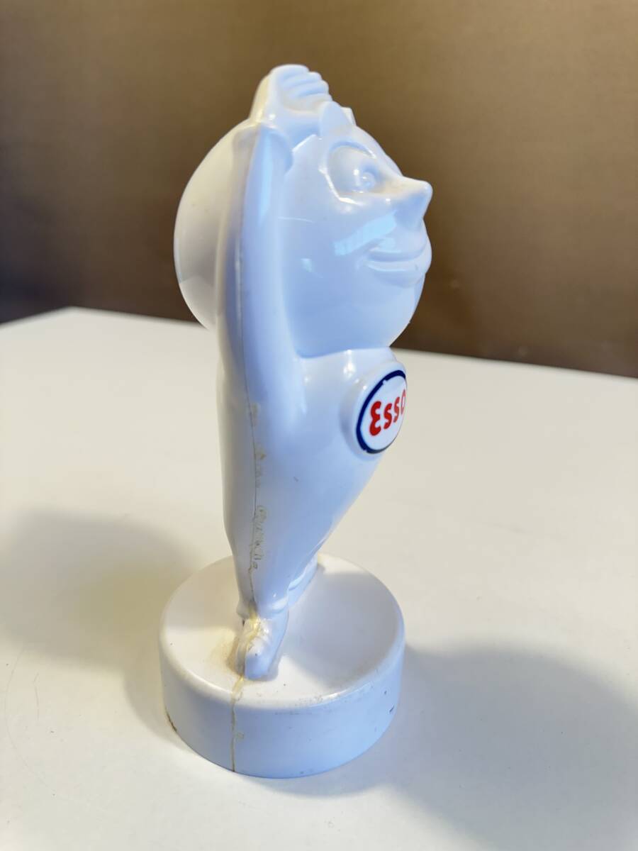 企業モノ/当時モノ/Esso/エッソボーイ/人形/プラスチック製/貯金箱/全長17㎝/ガレージインテリアの画像5