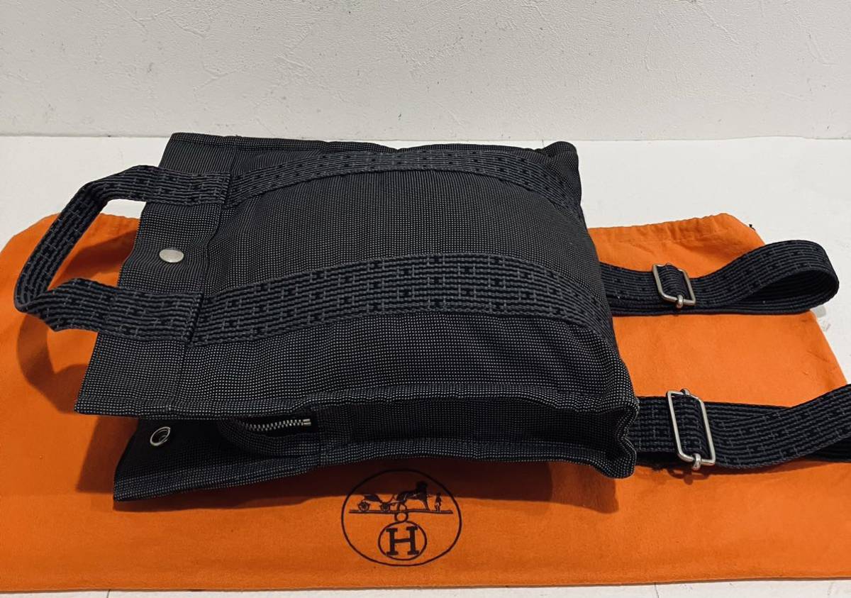 HERMES ★ 極上美品 エルメス バッグ リュック PM エールライン グレー_画像5