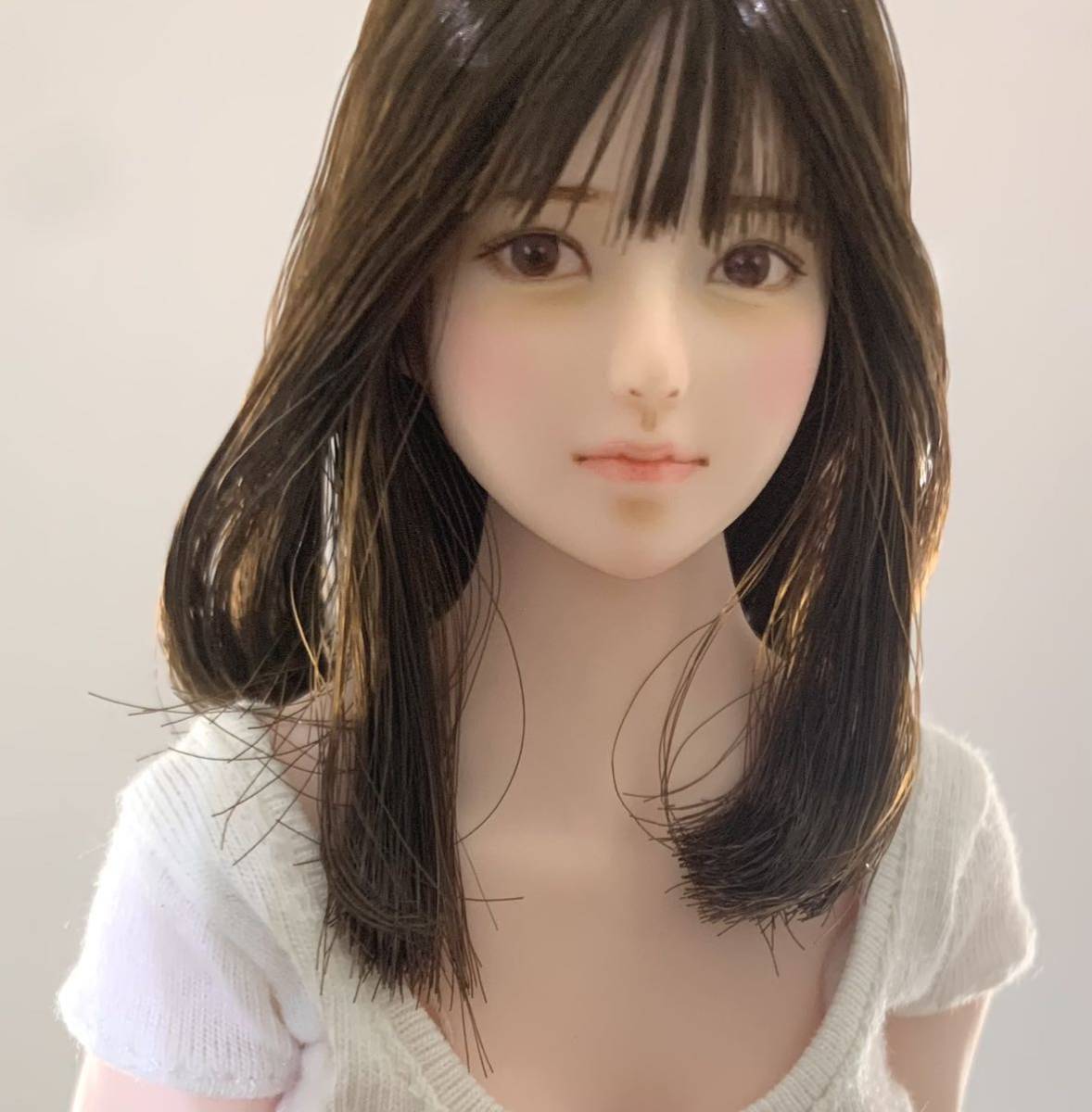 ♪♪ 1/6 ドール カスタムドールヘッド 真結美 (まゆみ