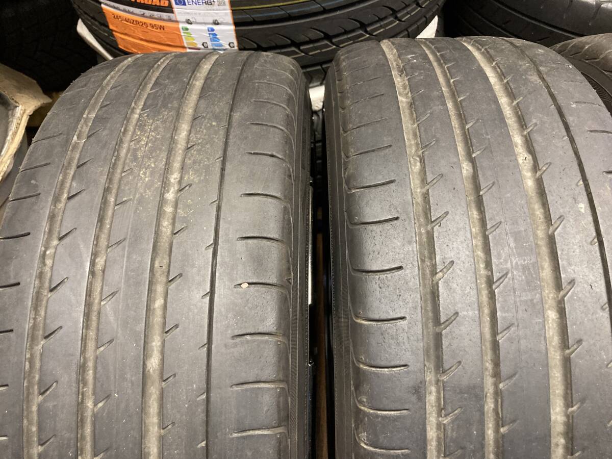 ◆Weds レオニス SK 19インチ◆8J+35 5H114.3◆ヨコハマ アドバンスポーツV105 225/40R19 2022年製造◆クラウン マークX 10アルファード等_画像10