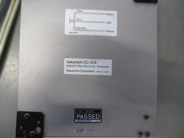 ナカミチ　EC-204　クロスオーバー　ネットワーク　動作未確認_画像4