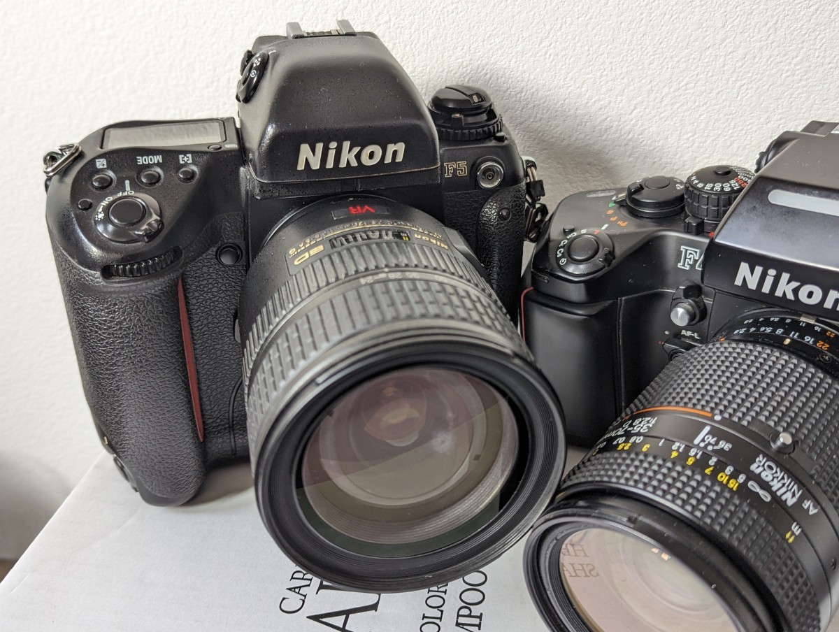 希少☆Nikon F4 AF NIKKOR 35-70mm2.8D・F5 AF-S NIKKOR 24-120mm3.5-5.6G VR☆ニコン フィルムカメラ レンズ_画像3