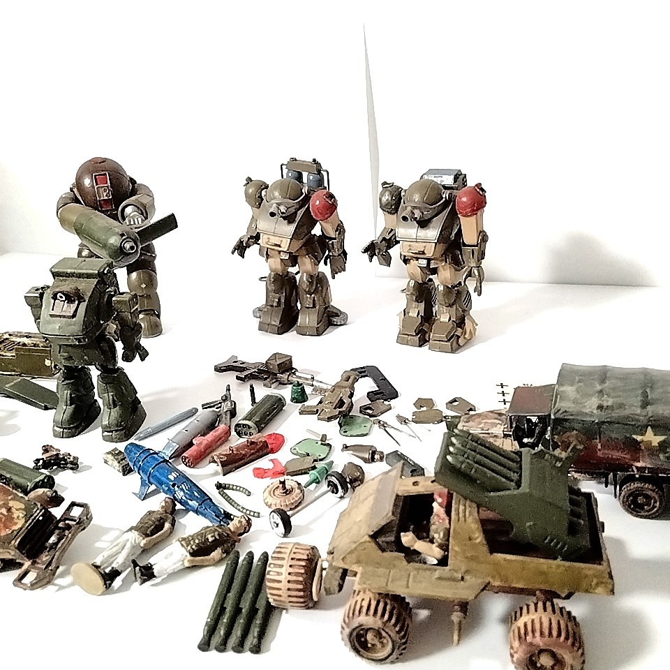 tm400 special equipment machine . dollar back power door -ma- is -k Armored Trooper Votoms plastic model miniature Army military figure that time thing 