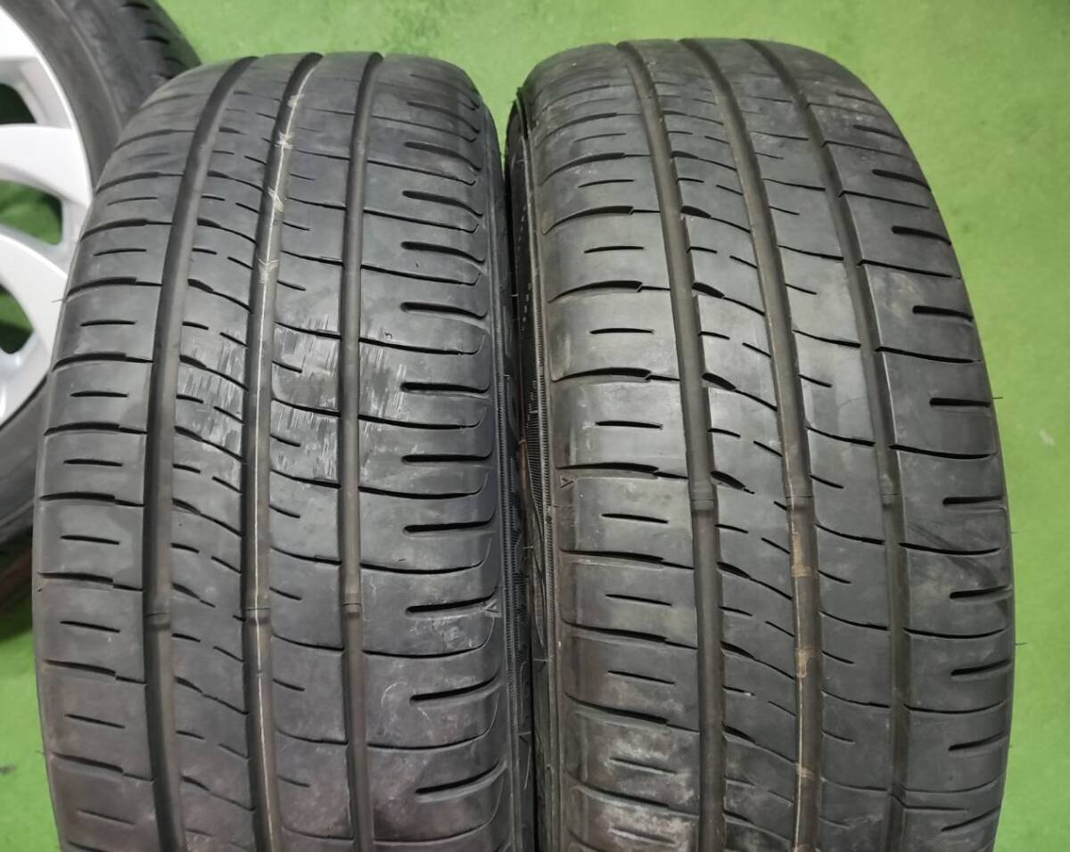 【TOYOTA bB 純正】185/55R15 DUNLOP ENASAVE EC204【2020年】15X6JJ ET40 4H/100 4本セット！の画像7