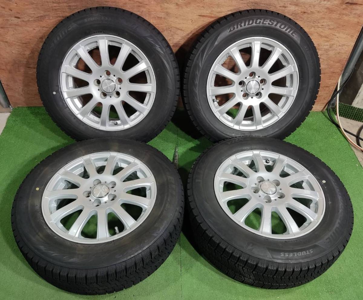 ★スタッドレスタイヤ★ 195/65R15 BRIDGESTONE BLIZZAK VRX2【2020年】(社外アルミホイール) 15X6J ET45 5H/100 4本セット！_画像1