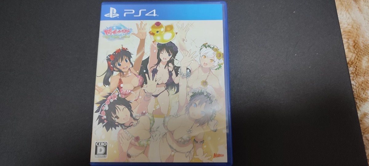 中古PS4：閃乱カグラ　PEACH BEACH SPLASH SUNSHINE EDITION ◯_画像1