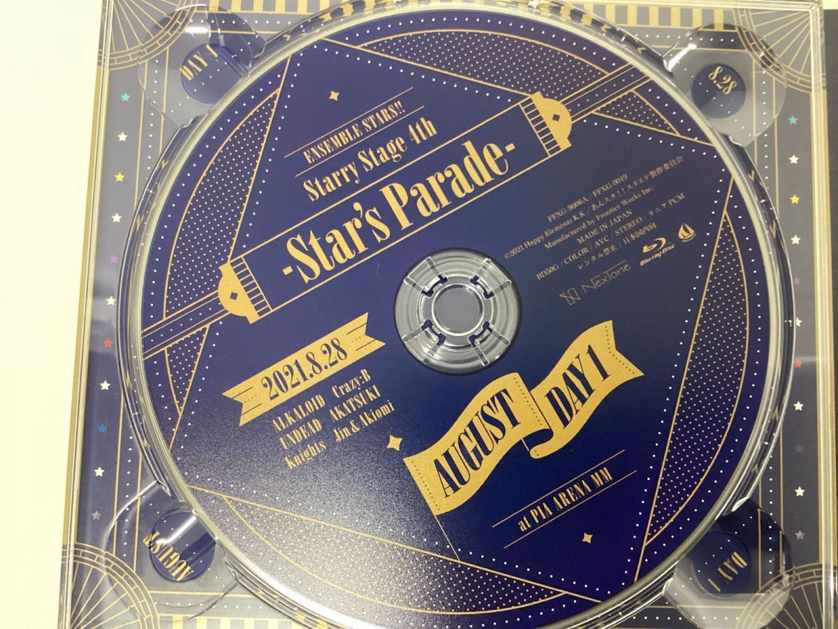 【現状】 ブルーレイ あんさんぶるスターズ!! Starry Stage 4th -Star’s Parade- August BOX Blu-ray 一部欠品あり_画像8